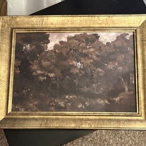Studio McGee Gold Framed Woodland Painting